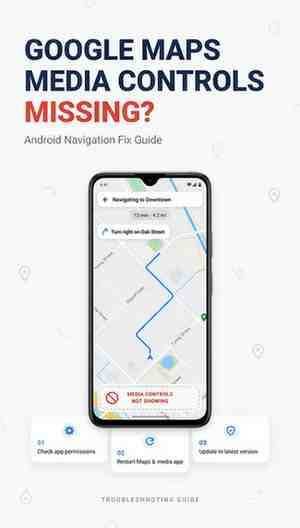 google maps media controls removed