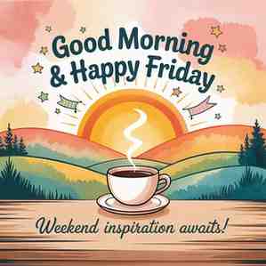 good morning and happy friday