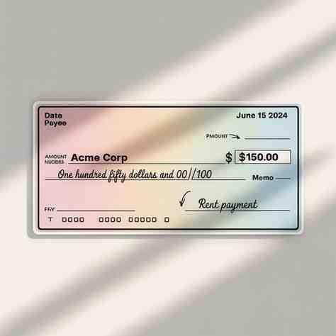 how to write a check