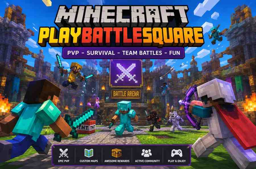 minecraft playbattlesquare